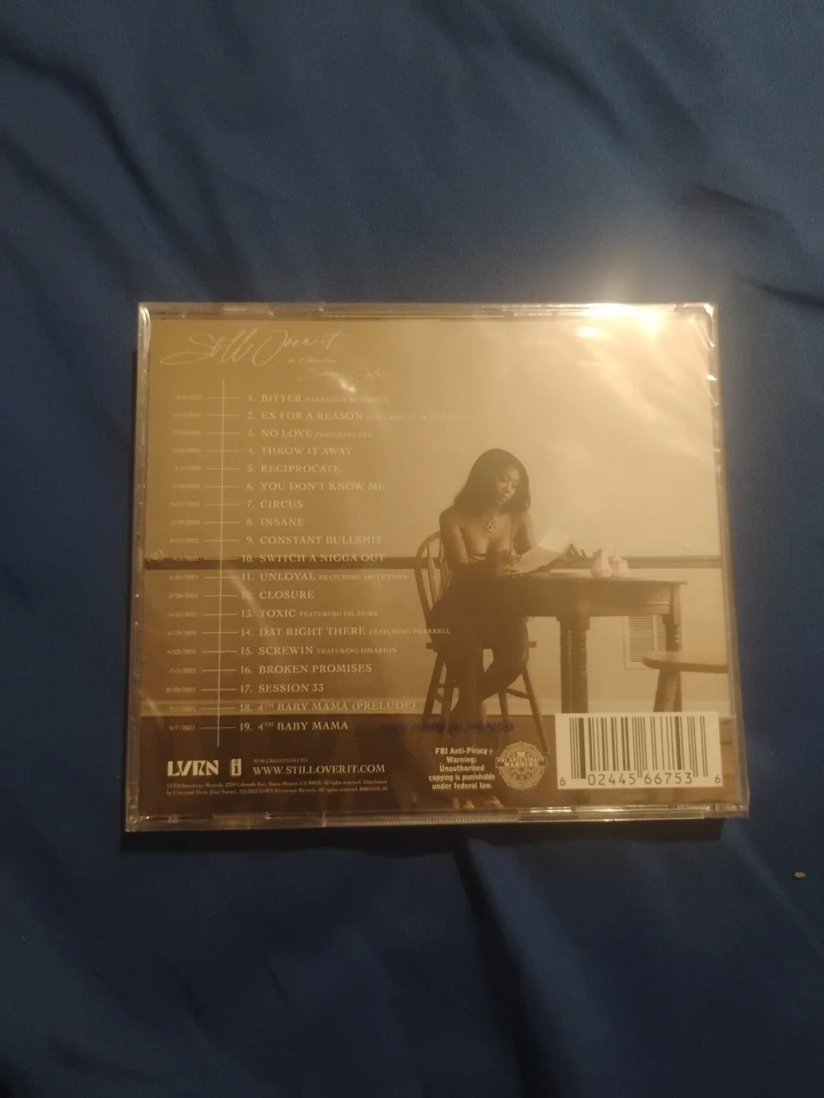 Summer Walker Signed CD Still Over It, image 2