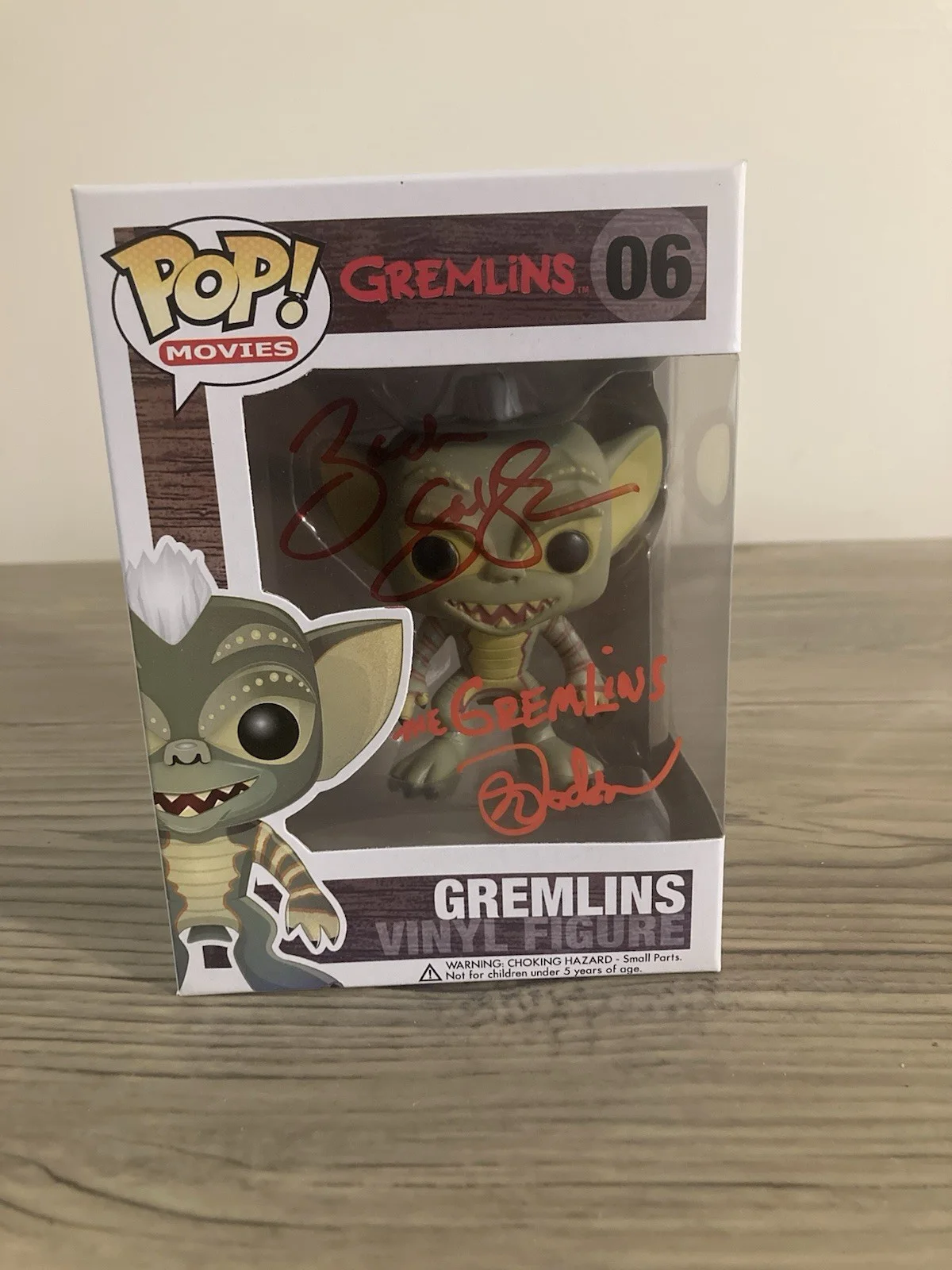 Funko Pop Gremlins #06 Signed Original Collectible Figure, image 2