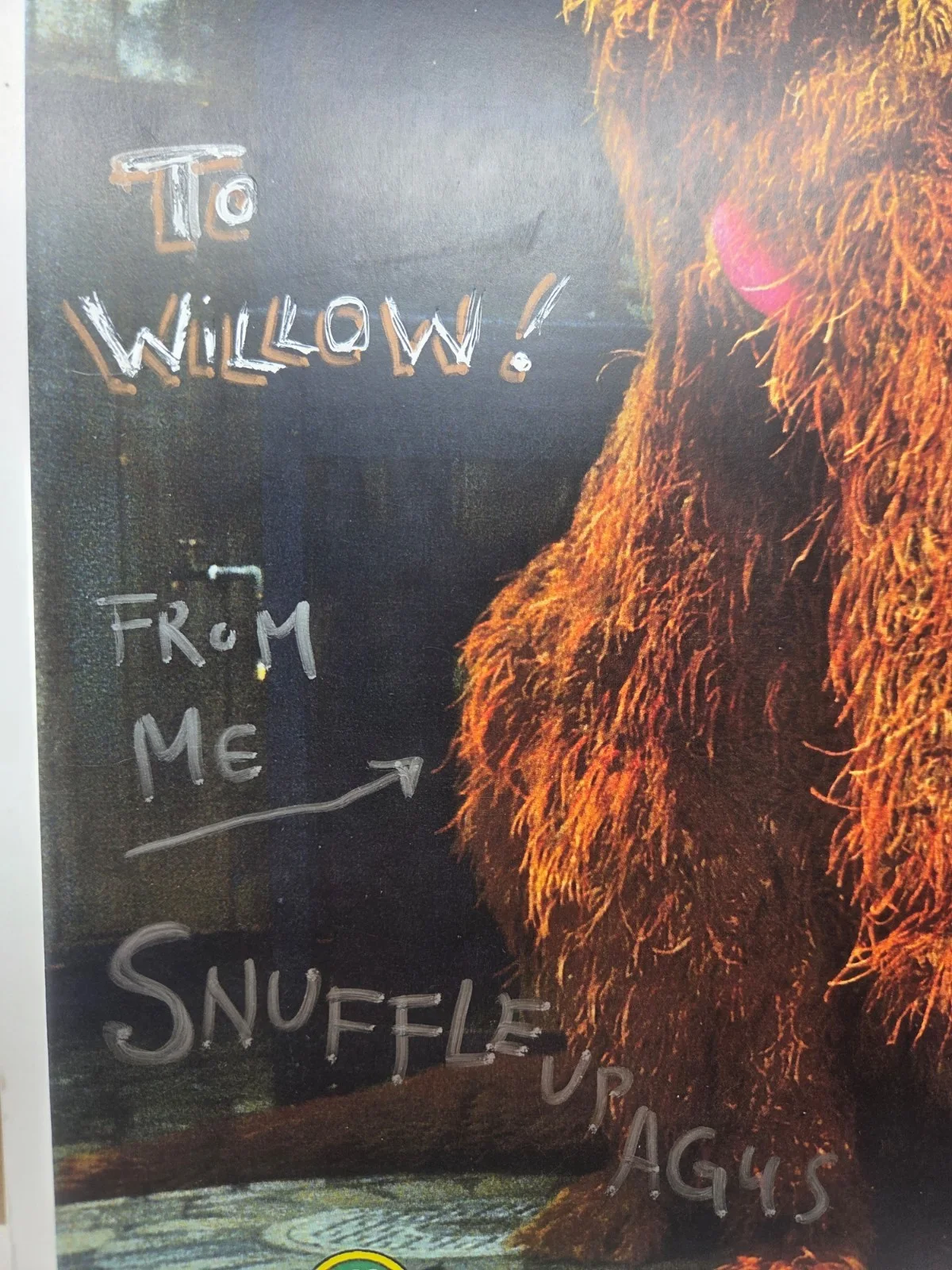 Martin P. Robinson — Martin P. Robinson signed autographed 8x10 Photo Sesame Street Snuffleupagus, изображение 2