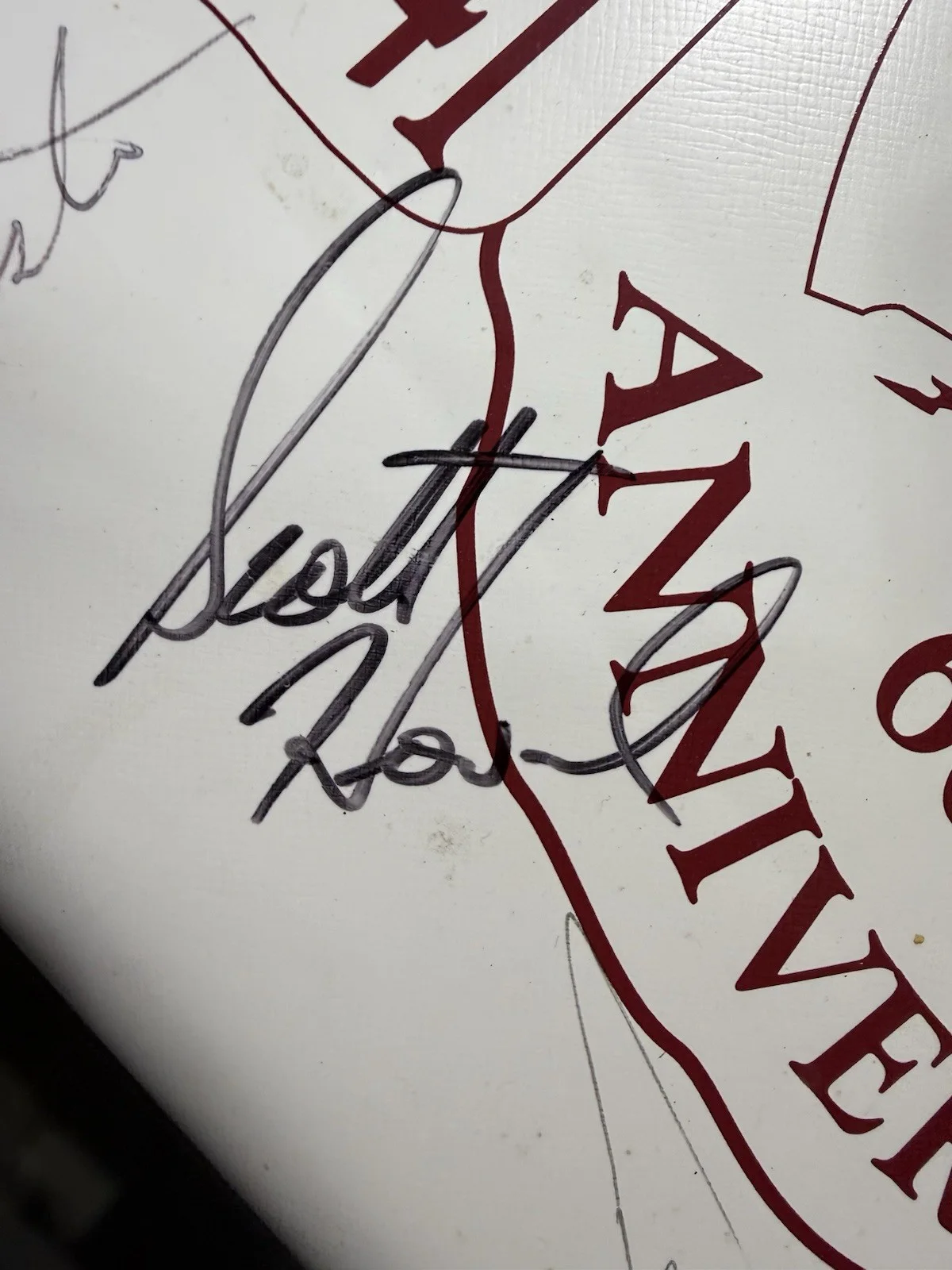 Vintage Autographed Red Rocks Amphitheatre 60th Anniversary Seat Cushion 14x14, изображение 5