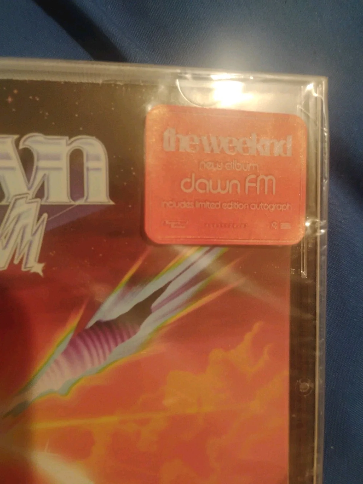 The Weeknd Dawn Fm Limited edition Signed CD, image 3