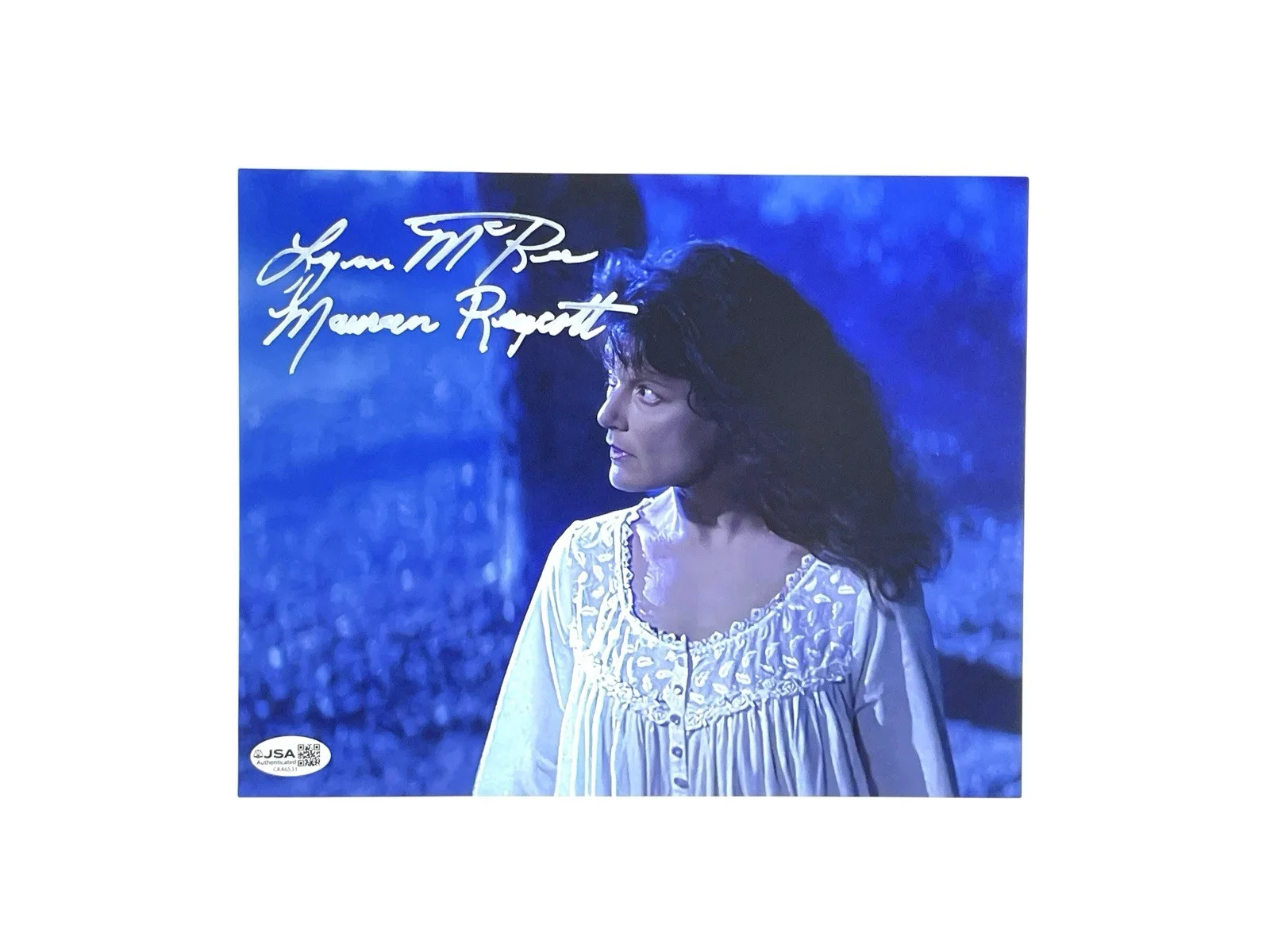 Lynn McRee — Scream 3 Lynn McRee Signed Maureen Prescott 8x10 Photo Scream Queen Icon JSA COA, изображение 2