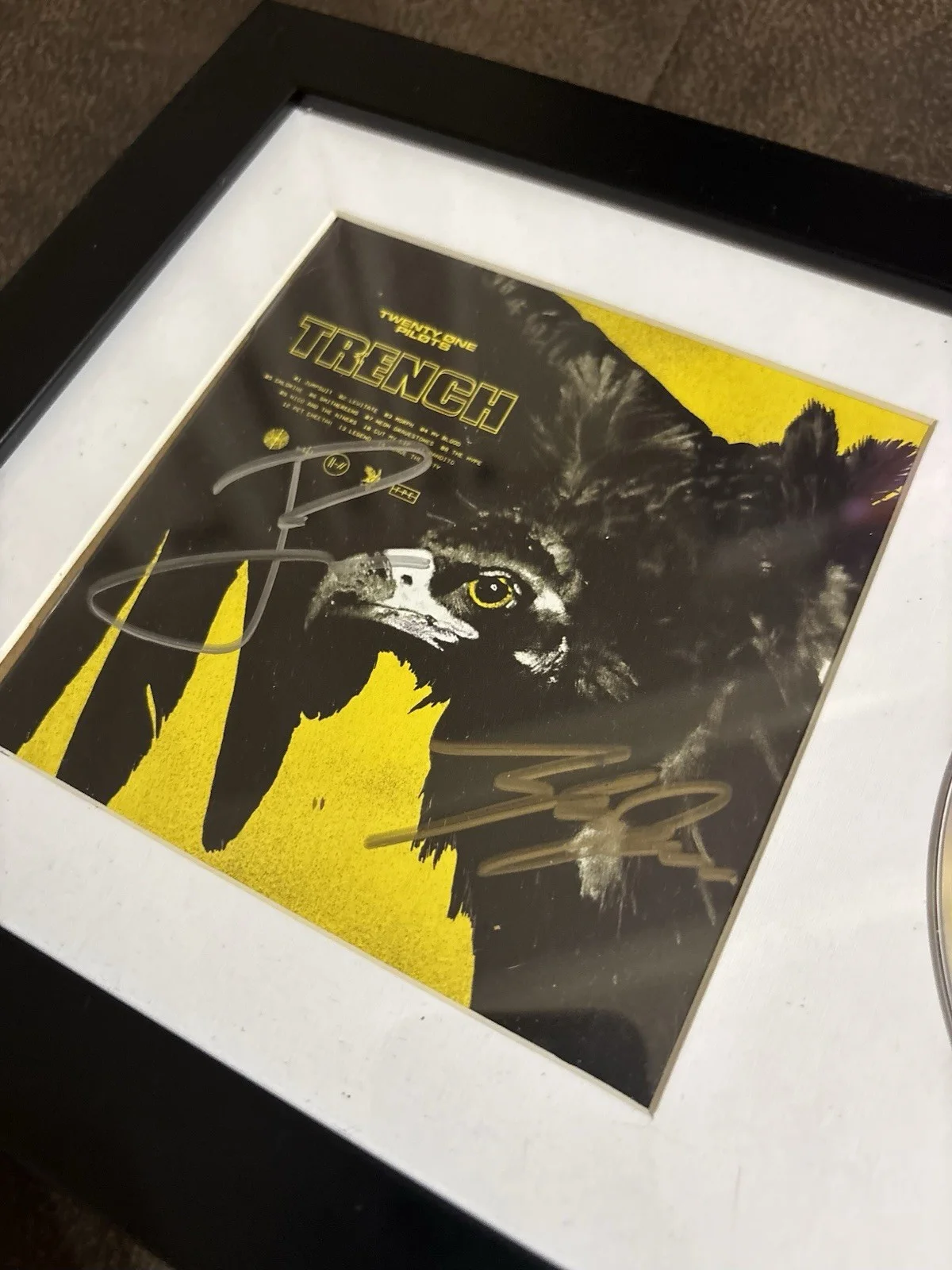 Twenty One Pilots Trench Signed Original CD & Booklet Autographed Framed, image 2