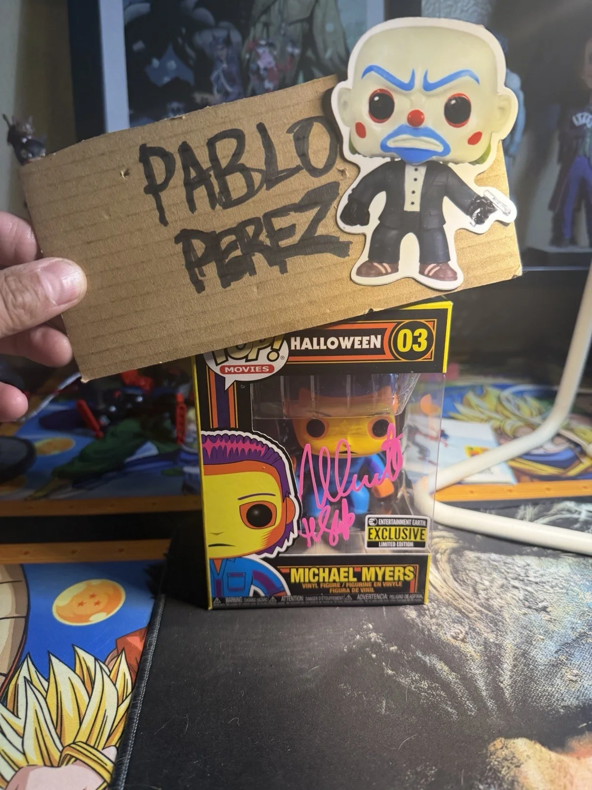 Nick Castle — Michael Myers Halloween Blacklight Funko Pop Signed By Nick Castle With Beckett, image 2