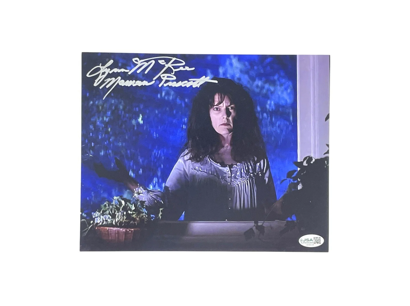 Lynn McRee — Scream 3 Lynn McRee Signed Maureen Prescott 8x10 Photo Scream Queen Icon JSA COA, изображение 2