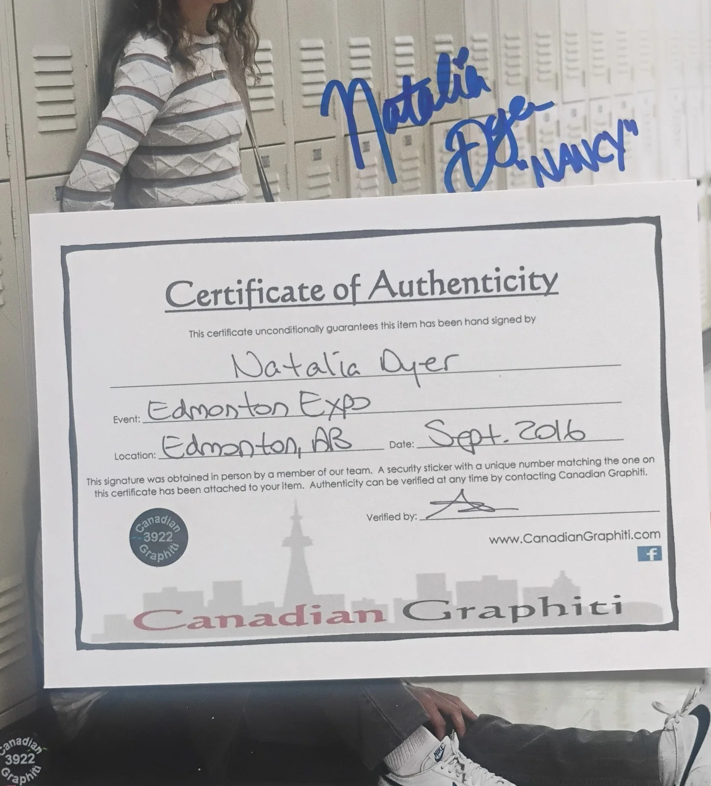 Natalia Dyer Hand Signed Autograph 8x10 Photo COA Stranger Things NO TARIFF, изображение 4