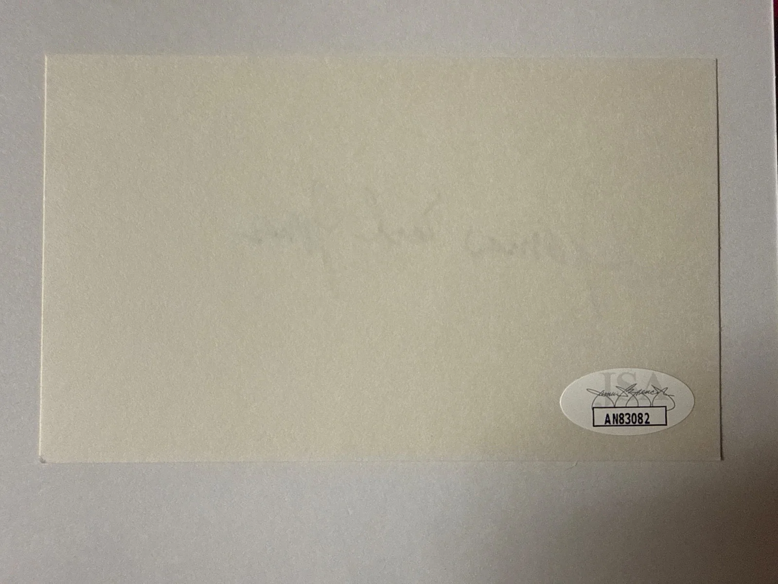 James Earl Jones — James Earl Jones signed 3x5 Cut w/ Jsa certification, image 3