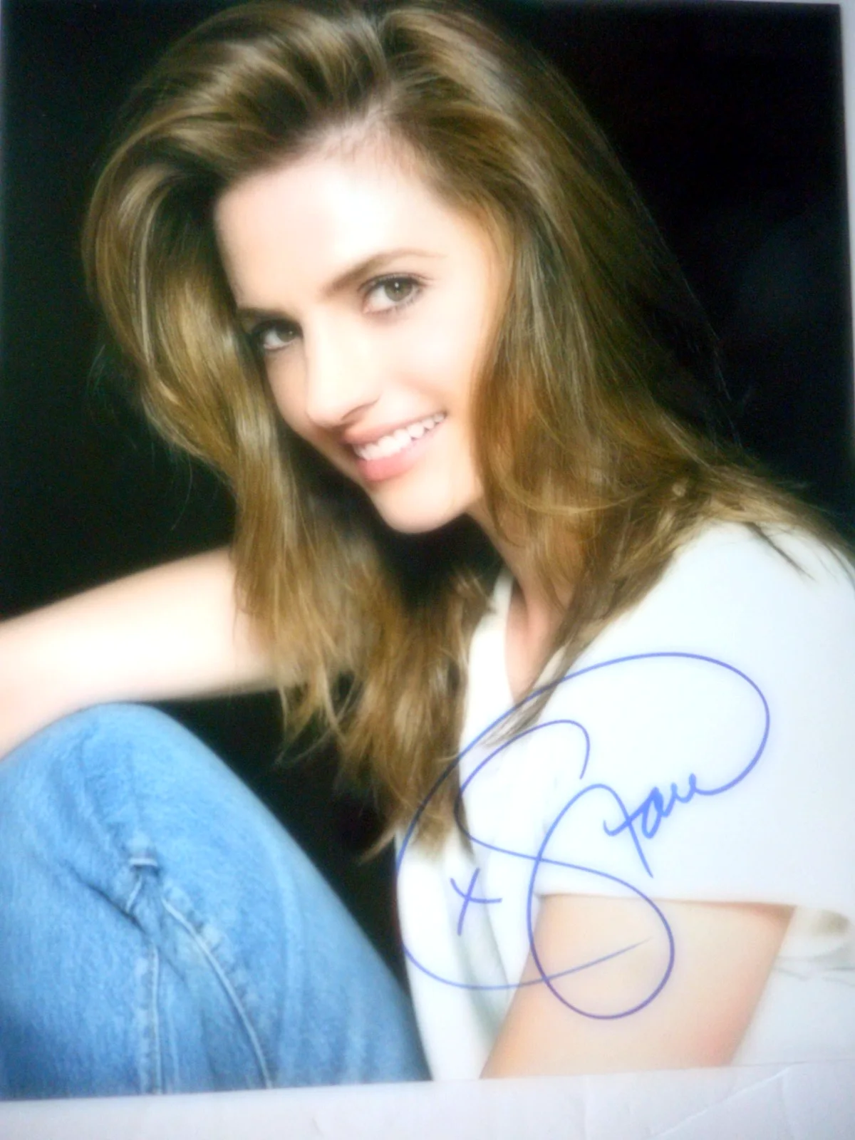 Stana Katic — Stana Katic Autographed CASTLE (Kate) Pretty Smiling 8x10 Photo Coa #d Hologram, изображение 2