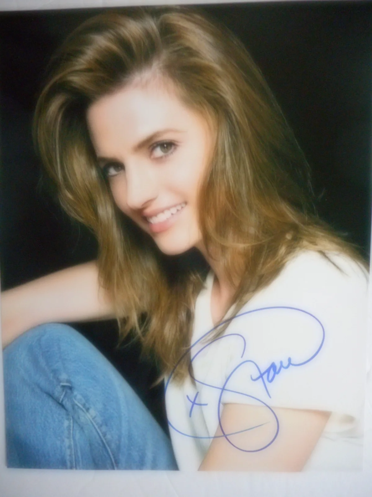 Stana Katic — Stana Katic Autographed CASTLE (Kate) Pretty Smiling 8x10 Photo Coa #d Hologram, изображение 3
