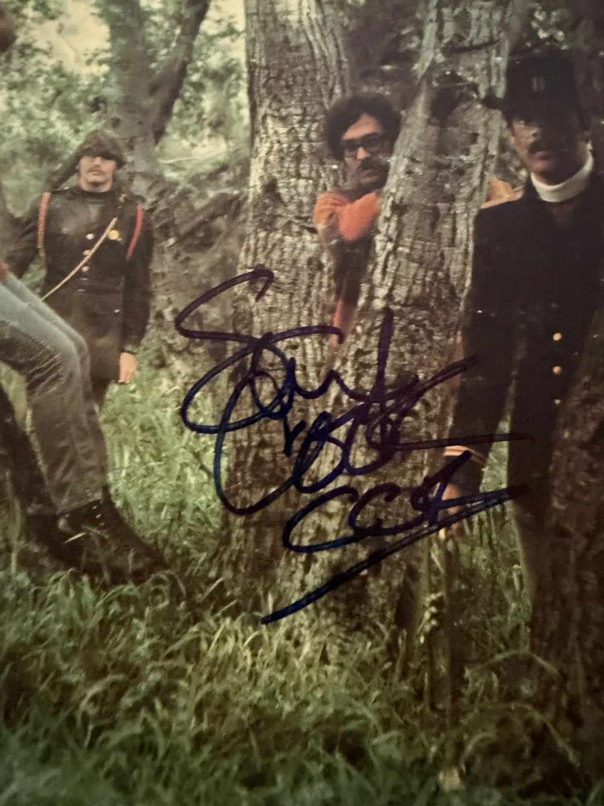 Creedence Clearwater Revival Signed Self Titled LP Autographed X2, image 2
