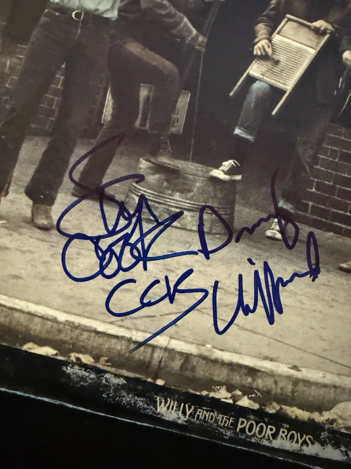 Creedence Clearwater Revival Signed Willy And The Poor Boys LP Autographed X2, изображение 2