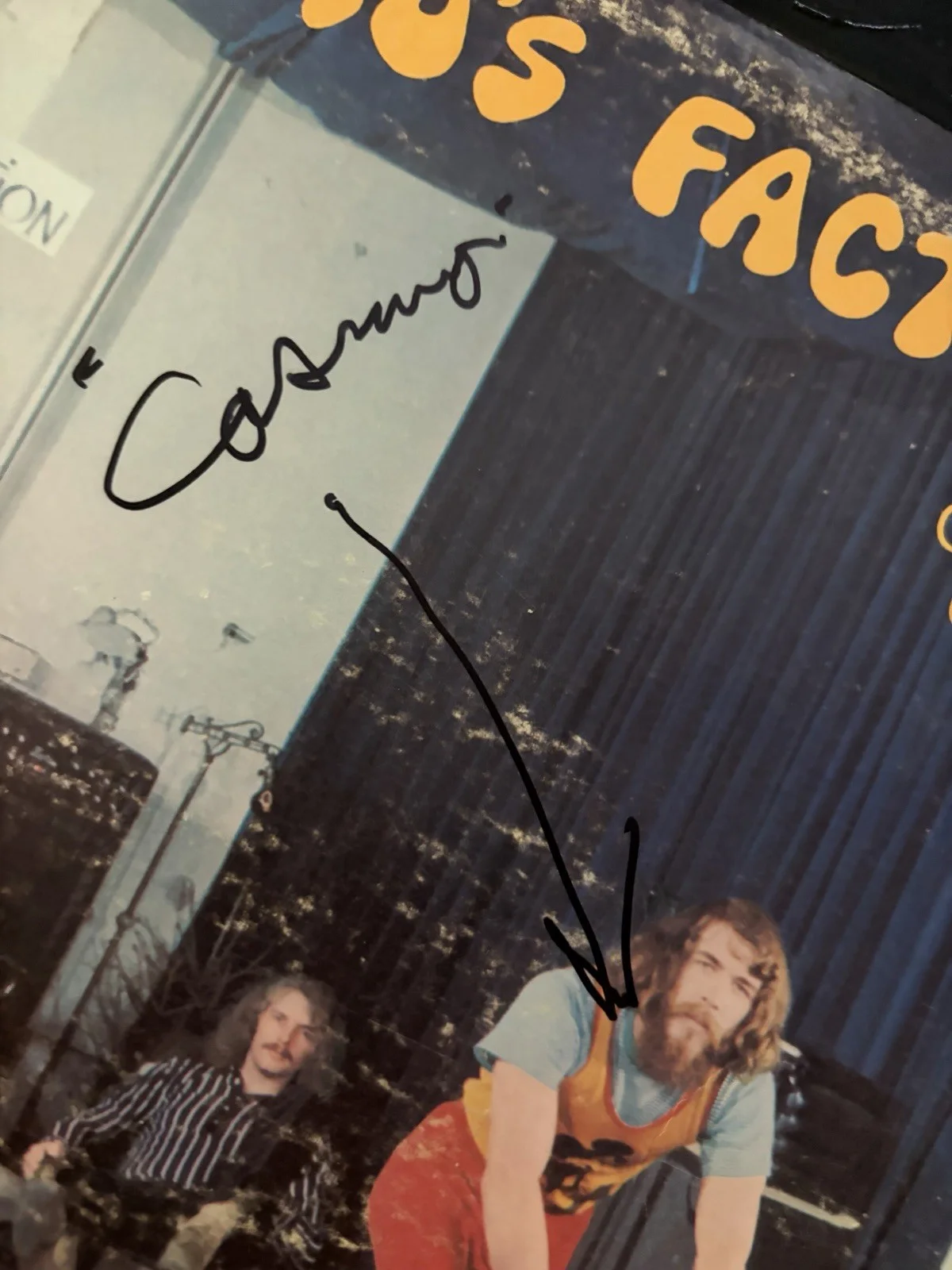 Creedence Clearwater Revival Signed Cosmo’s Factory LP Autographed X2, изображение 2