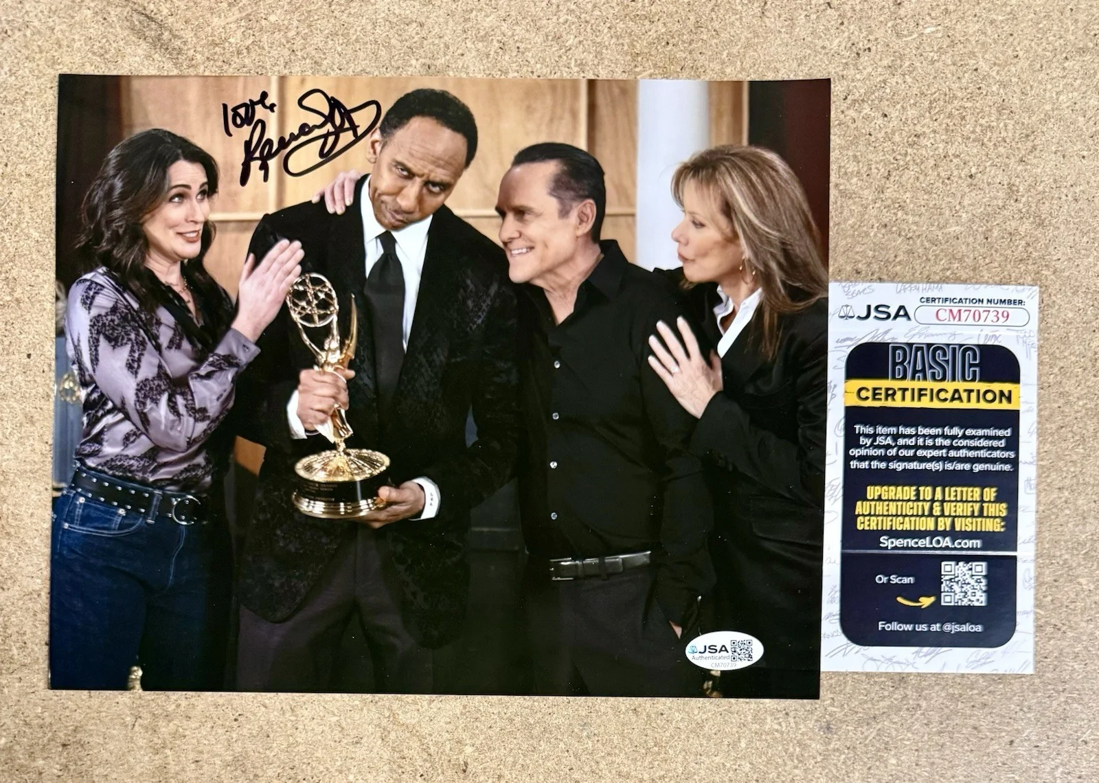 Rena Sofer — Rena Sofer Signed Lois CeRullo / Ashton General Hospital 8x10 Photo JSA COA
