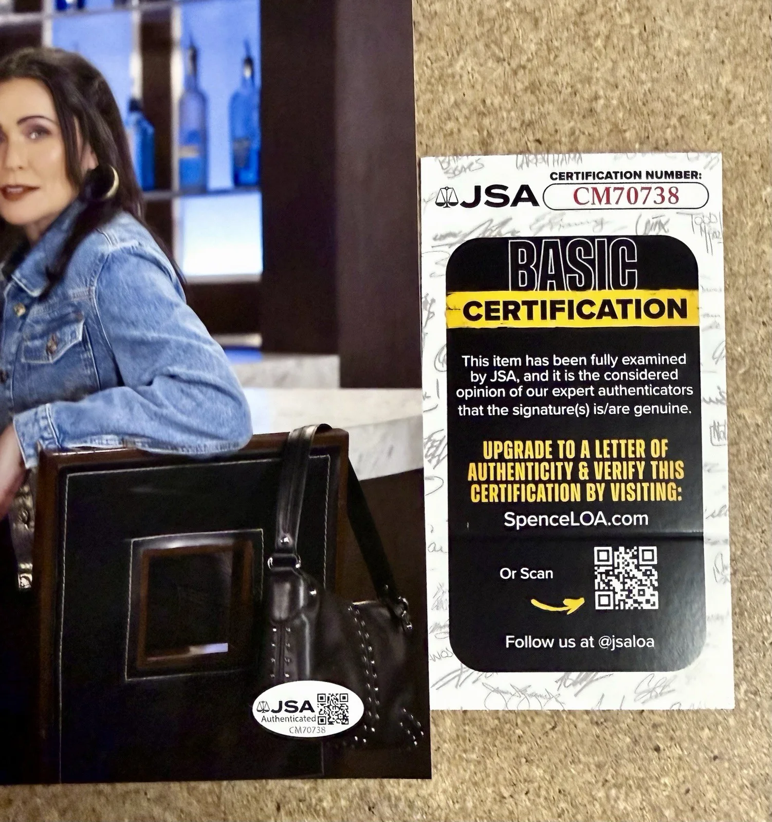 Rena Sofer — Rena Sofer Signed Lois CeRullo / Ashton General Hospital 8x10 Photo JSA COA, image 2