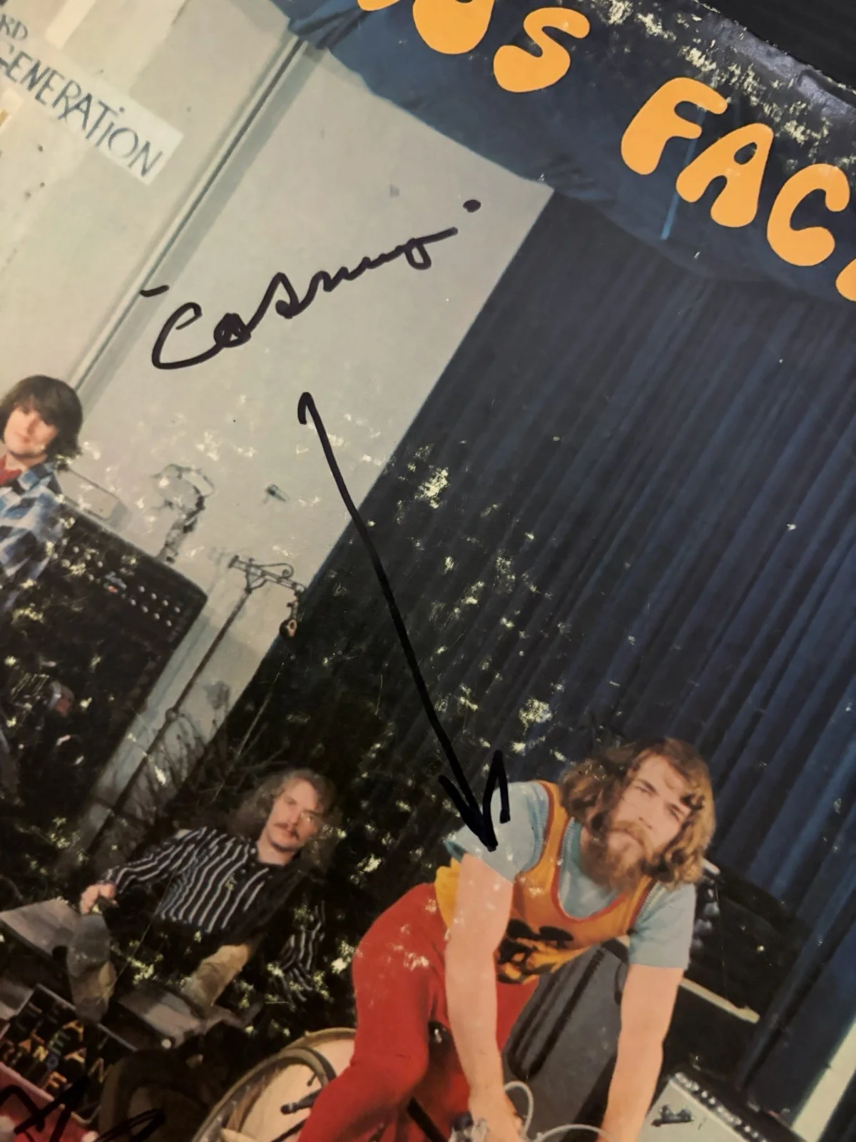 Creedence Clearwater Revival Signed Cosmo’s Factory LP Autographed X2, image 2