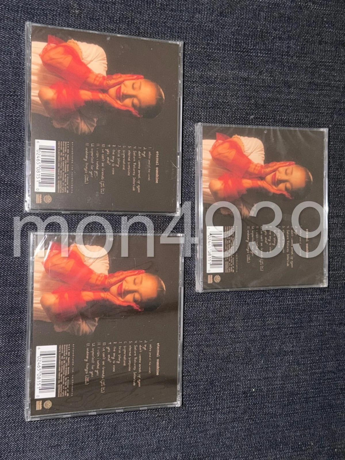 Brand New Ariana Grande Eternal Sunshine Signed CD, image 2