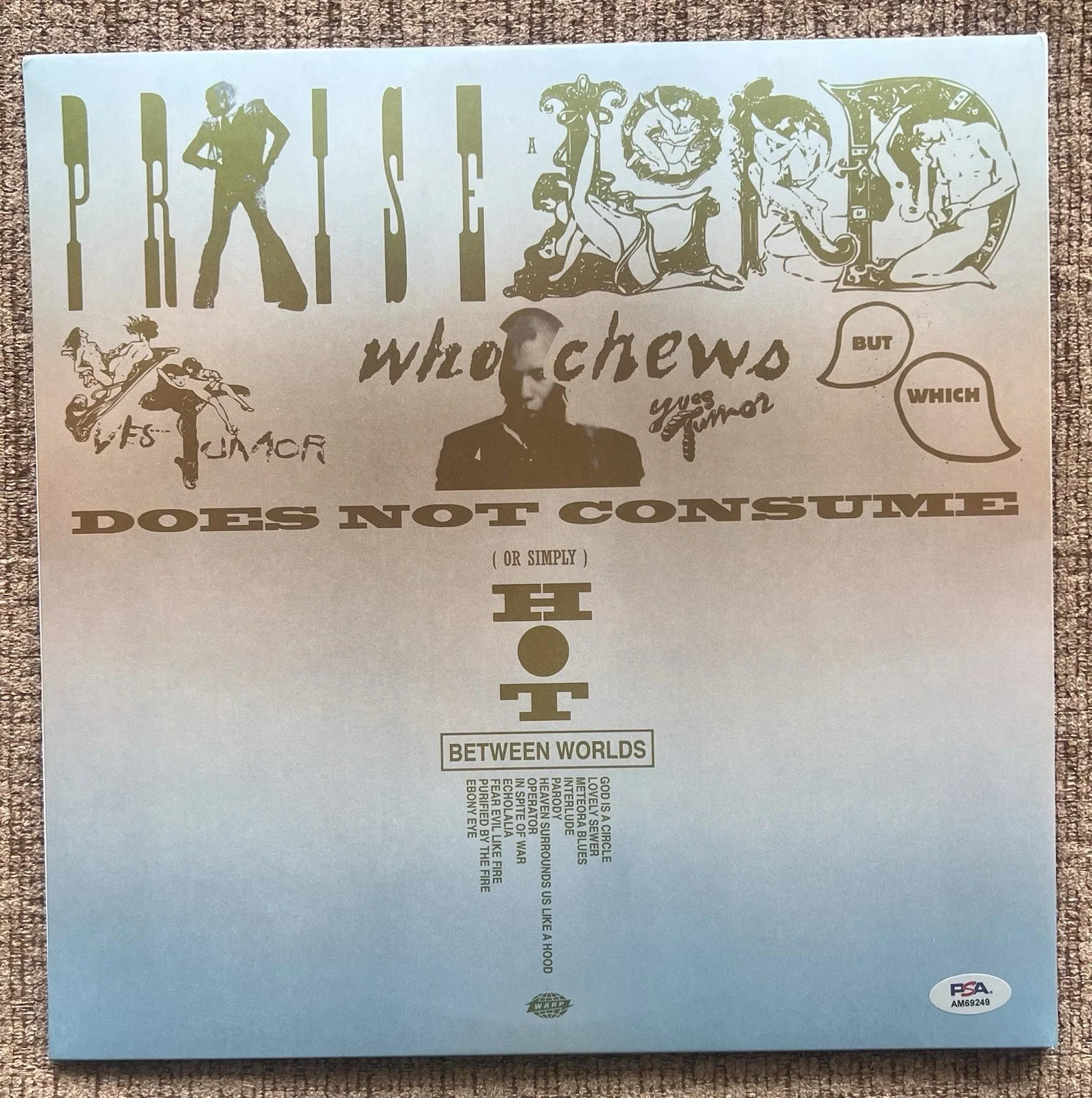 YVES TUMOR SIGNED “Praise A Lord” Vinyl Autograph Rock Artist PSA COA, image 2