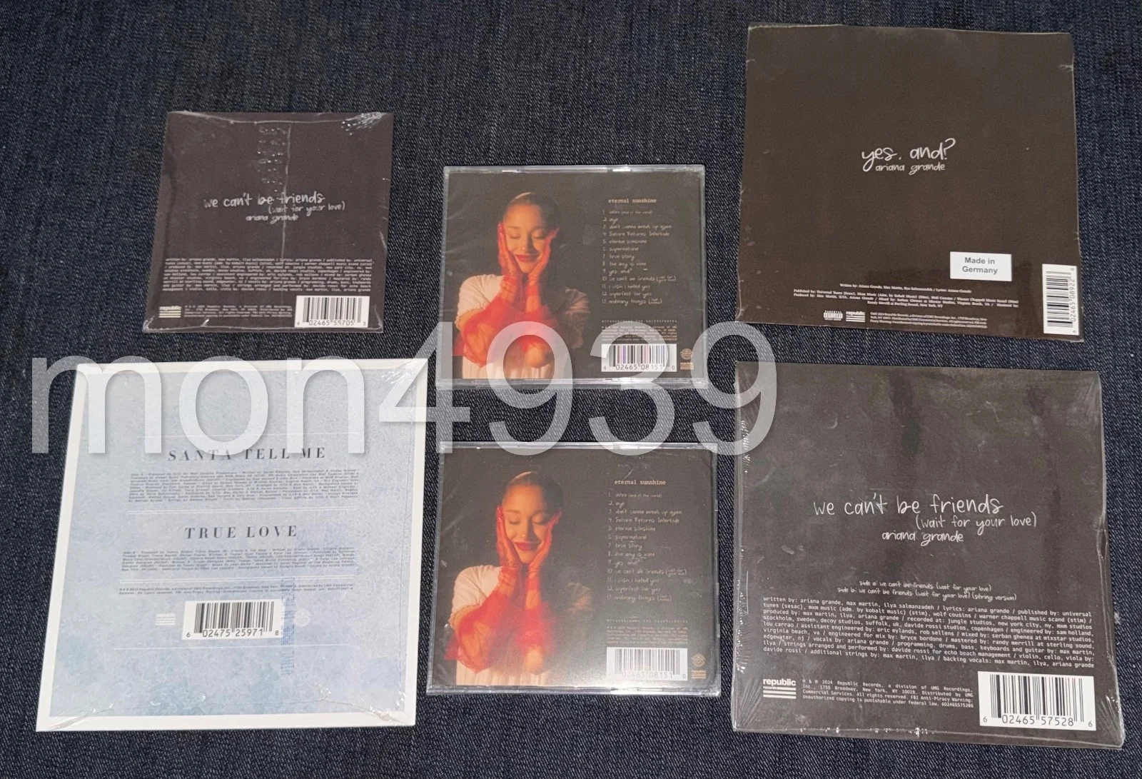 Brand New Ariana Grande Eternal Sunshine Signed CD/Collection, image 2