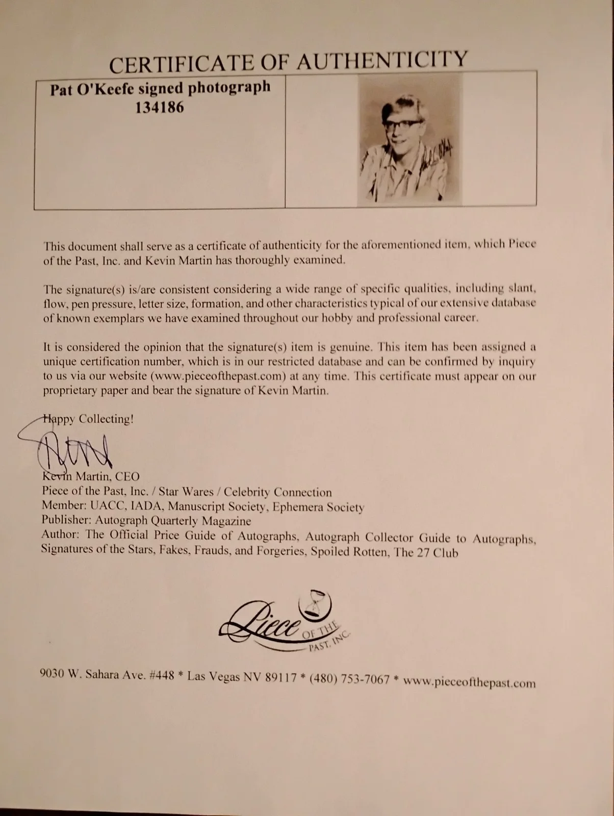 Paul O'Keefe — Vintage Paul O'Keefe Signed Photo Ross Lane The Patty Duke Show 1963-1966 W/COA, изображение 2