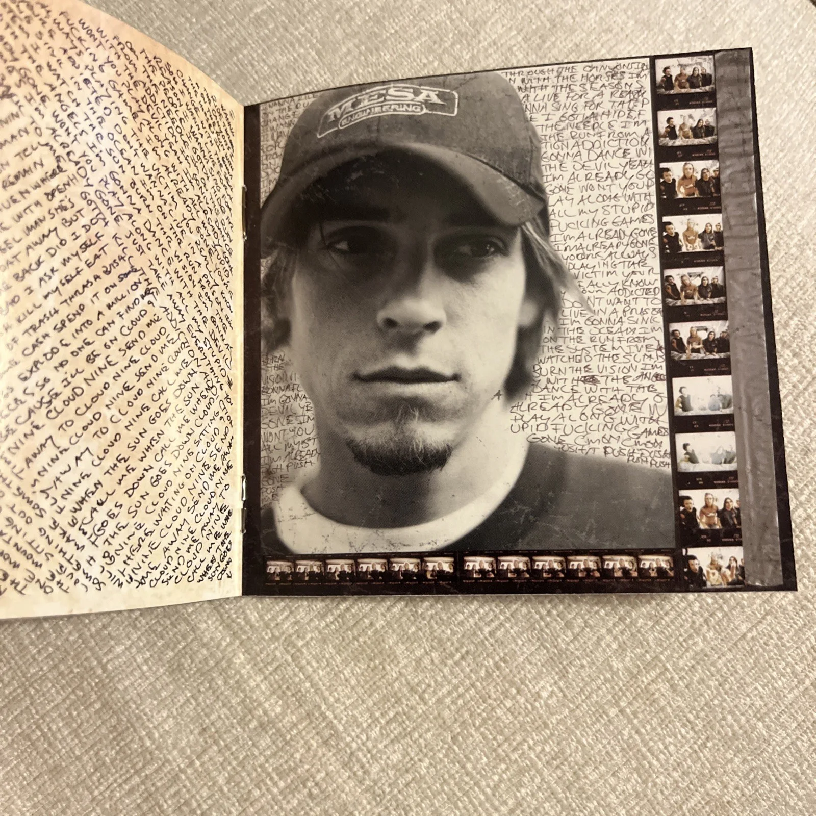 "Puddle of Mudd" Life on Display Signed CD Insert - See pictures for locations, image 5