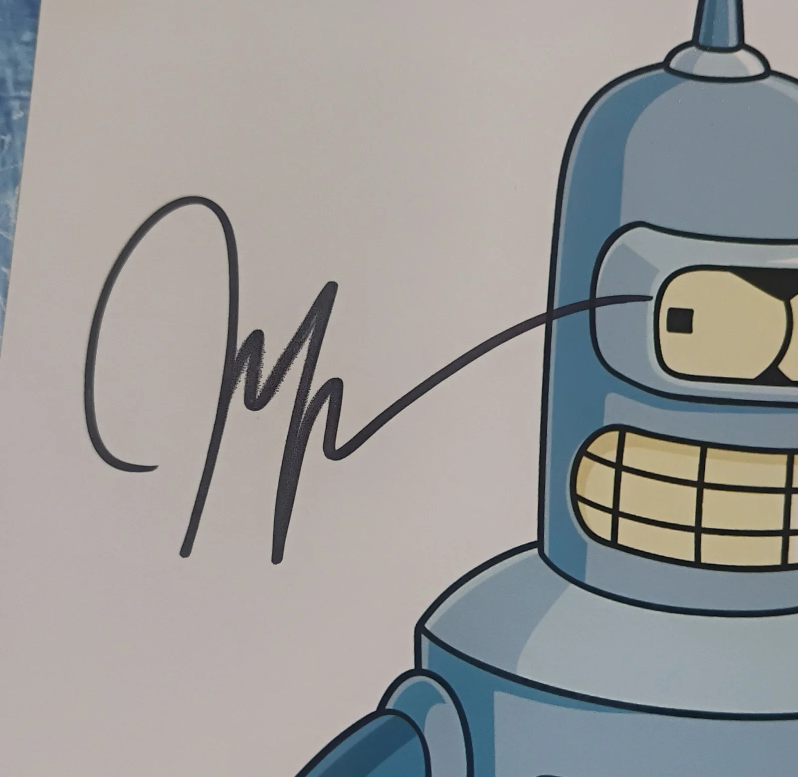 John DiMaggio Hand Signed 8x10 Photo COA Futurama NO US TARIFFS, image 3