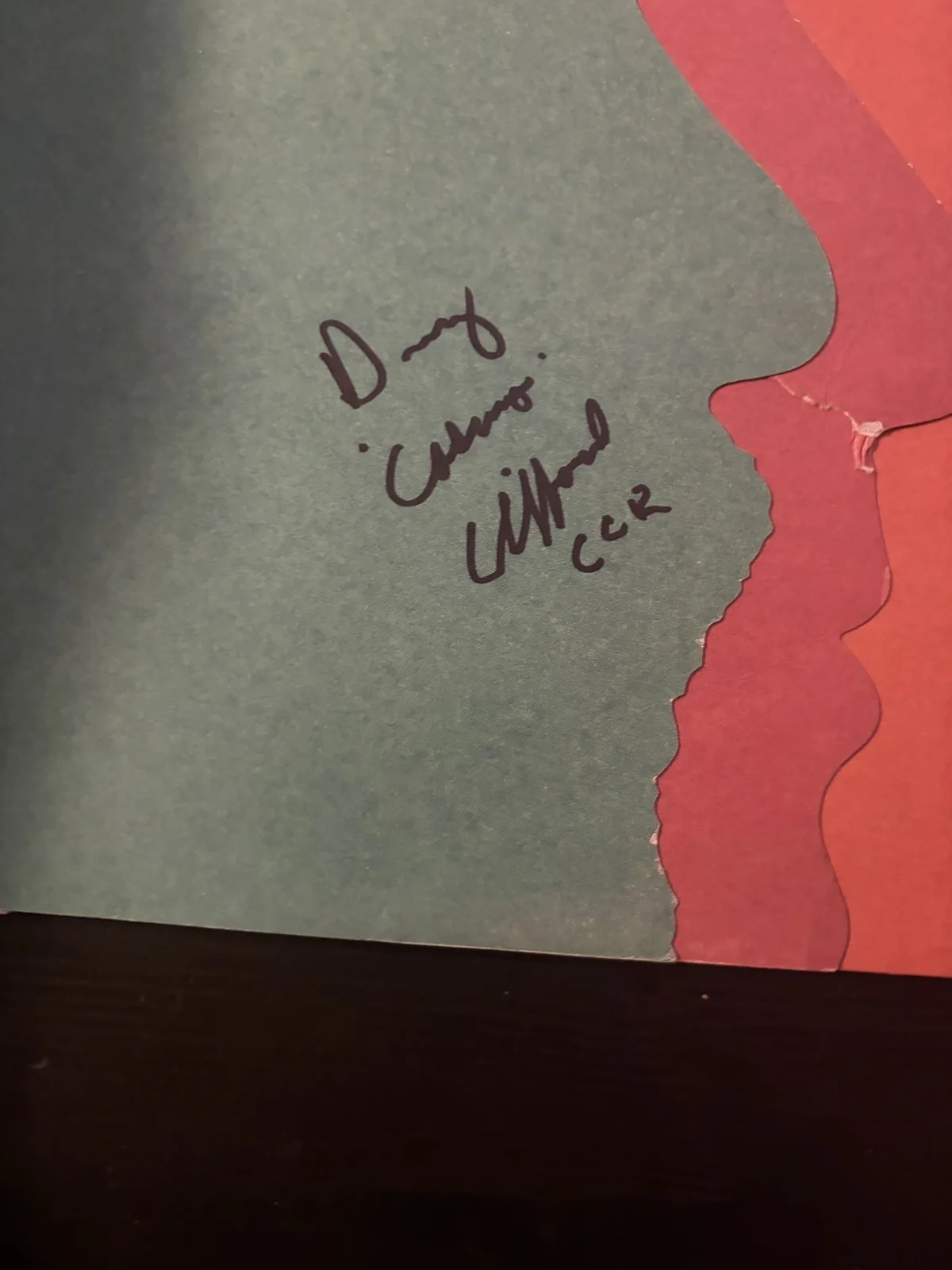 Creedence Clearwater Revival Signed Creedence Gold LP Autographed X2, изображение 4