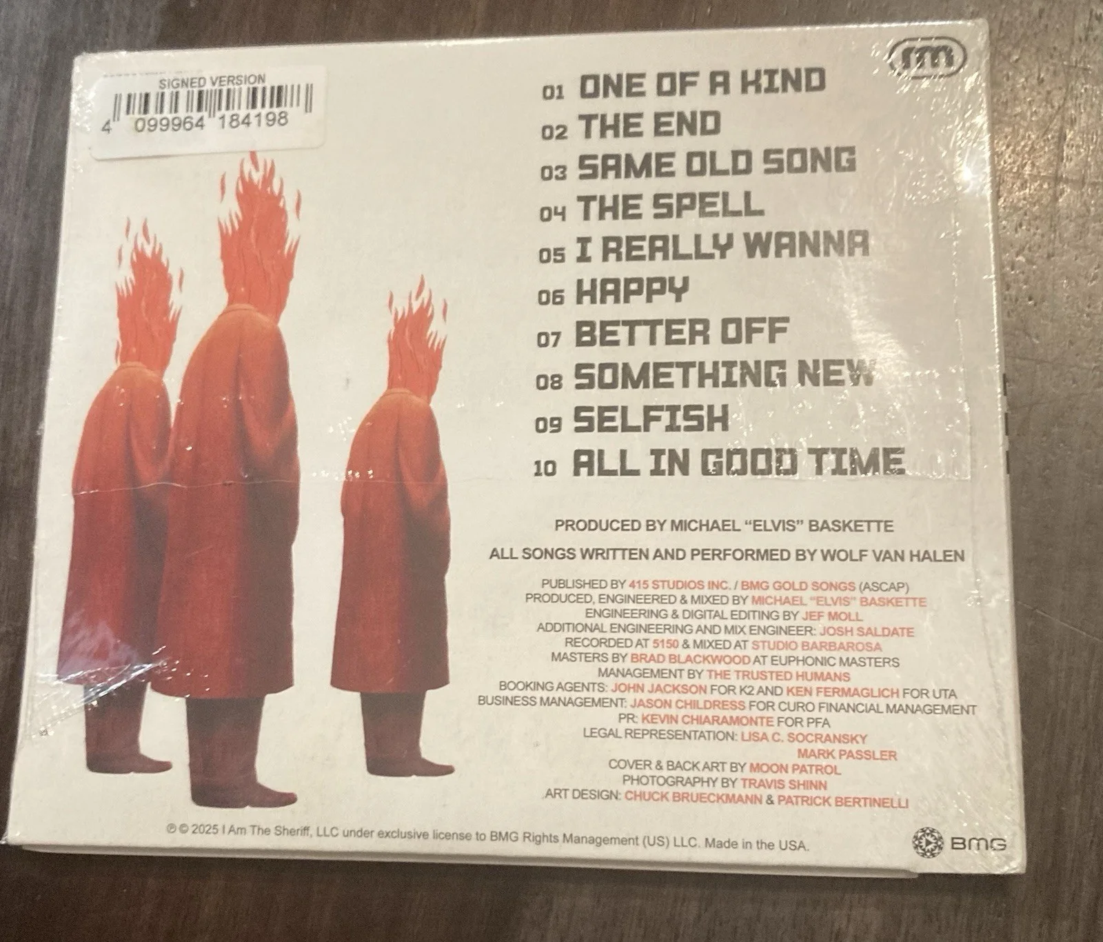 Mammoth The End CD SEALED w/ SIGNED INSERT Wolfgang Van Halen + Shirt Bundle, image 5