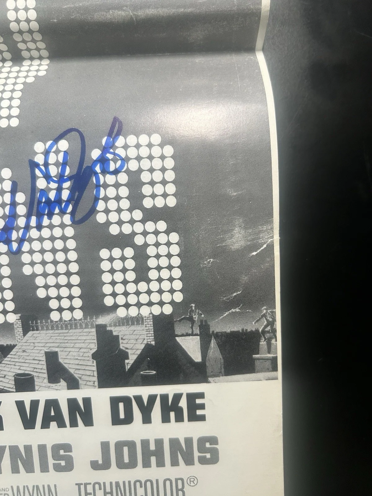 Dick Van Dyke Signed Disney Mary Poppins AD PAD Magazine COA, изображение 5