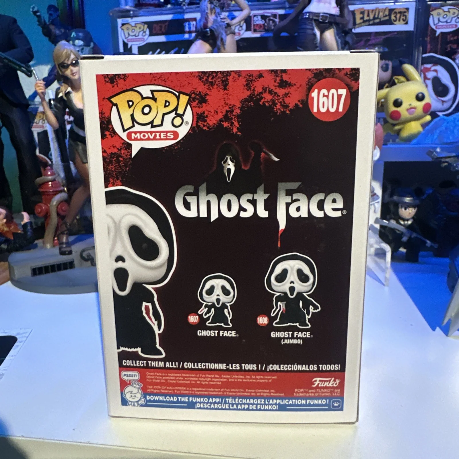 Autographed/Signed Matthew Lillard Stu Ghostface Scream Funko Pop #1607 JSA COA, image 3