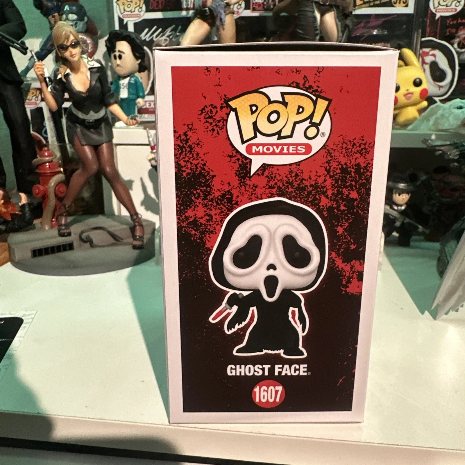 Autographed/Signed Matthew Lillard Stu Ghostface Scream Funko Pop #1607 JSA COA, image 4