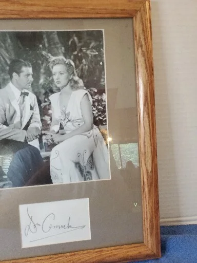 Don Ameche — Nice Vintage Hollywood Don Ameche Signed Autographed Card With Photo, изображение 4