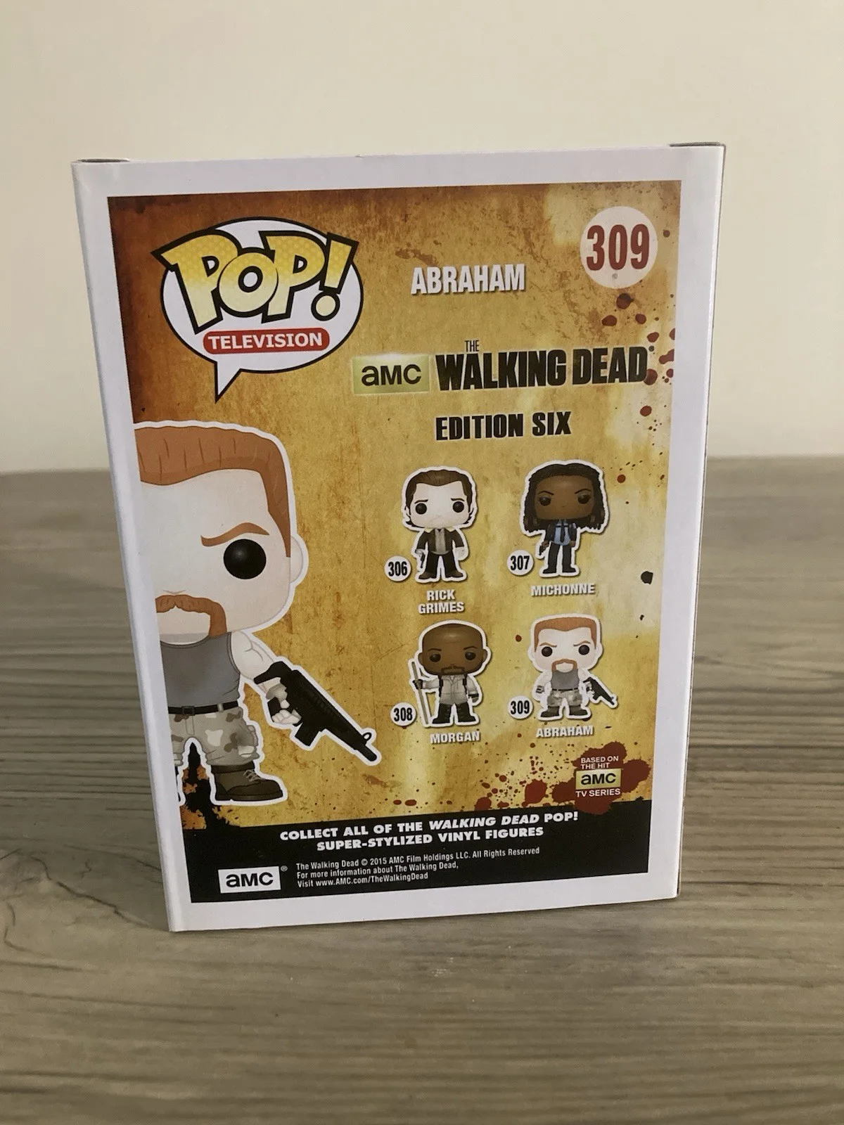 Funko Pop Abraham #309 The Walking Dead Signed Original Collectible Figure, изображение 4