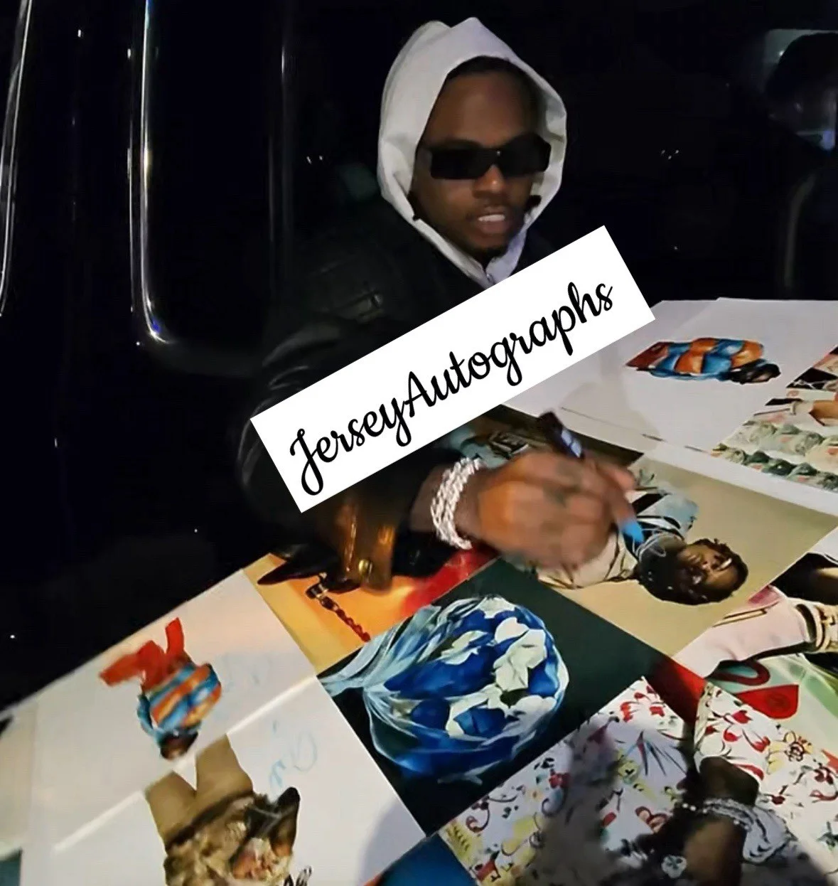 Gunna Autographed/Signed 8x10 Photo Exact Proof! Wunna Rapper, изображение 2