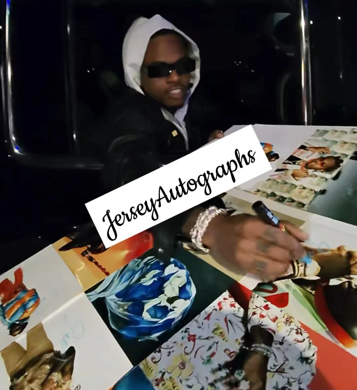 Gunna Autographed/Signed 8x10 Photo Exact Proof! Wunna Rapper, image 2