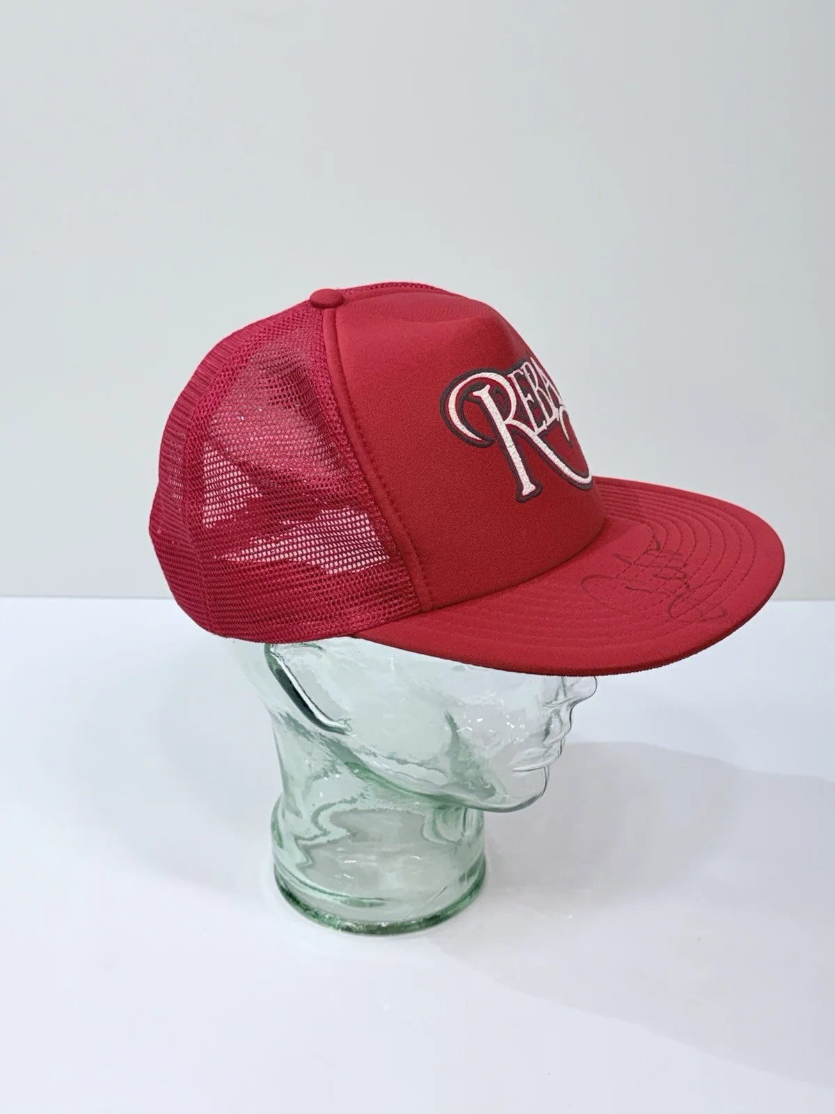 Reba McEntire Hand Signed Autographed REBA Snap Back Hat Vintage Country Music, image 4