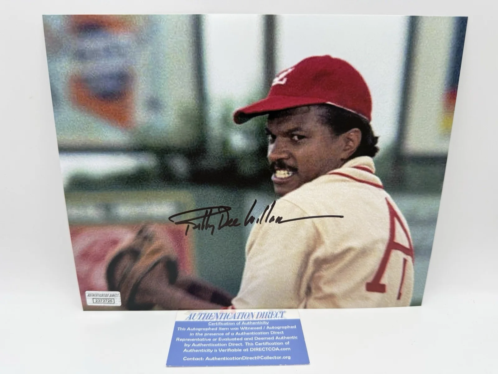 Billy Dee Williams — Billy Dee Williams SIGNED 8x10 Photo ‘Bingo Long All Stars & Motor Kings’ AD COA