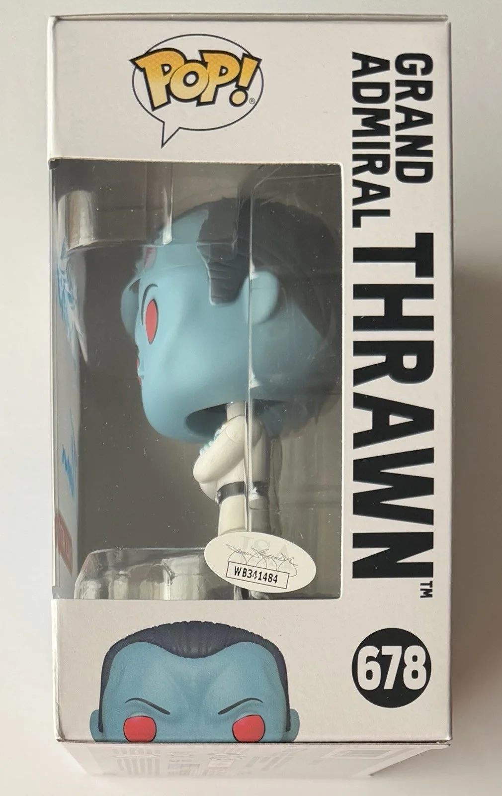Lars Mikkelsen — LARS MIKKELSEN SIGNED • THRAWN FUNKO POP #678 • STAR WARS • JSA WITNESSED, изображение 3