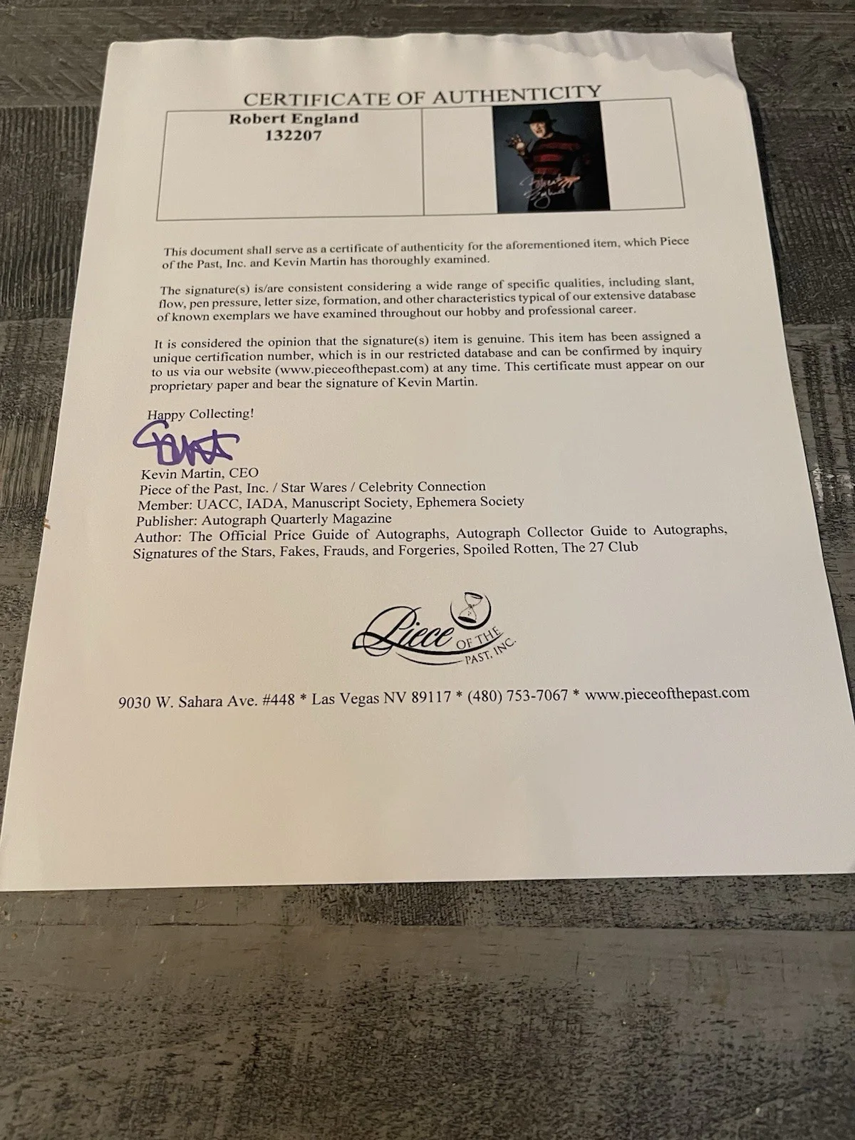 Robert Englund — Robert Englund SIGNED 8x10 Photo 'Nightmare On Elm Street' Autographed Dual COAs, изображение 3