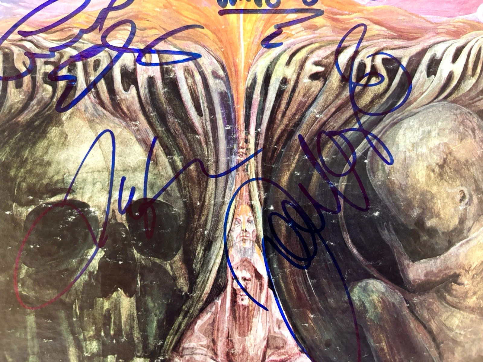MOODY BLUES Signed LOST CHORD Vinyl Record JSA COA x4 PINDER Lodge HAYWARD Edge, image 4