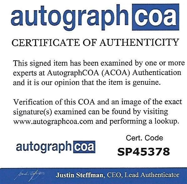 Jay Leno — JAY LENO PHOTO SIGNED AUTOGRAPHED 8 x 10 AUTOGRAPH COA ACOA, изображение 2