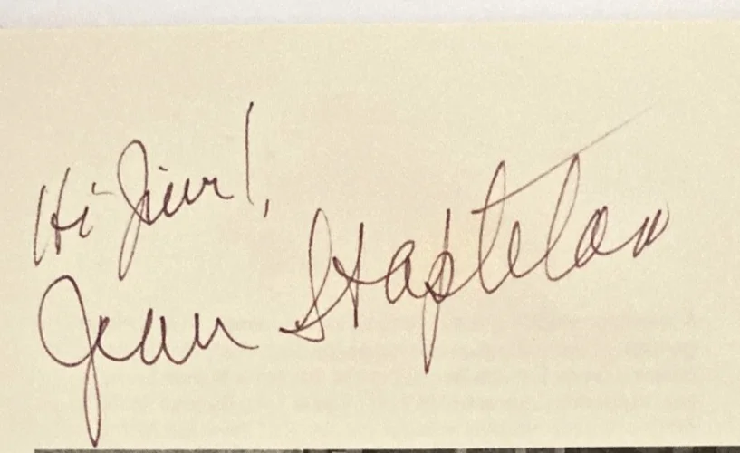 Jean Stapleton — Signed JEAN STAPELTON-Edith Bunker "All in The Family" magazine cast photo 5"x5", изображение 2