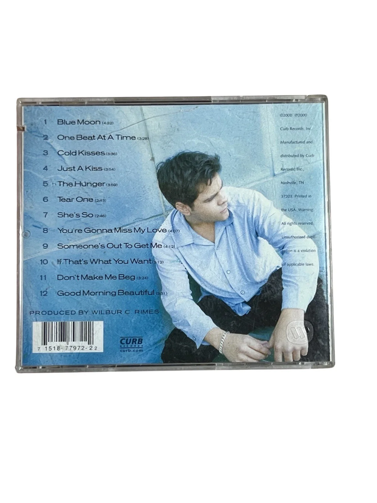 Steve Holy CD Album Blue Moon Country Signed By Steve Holy, image 3