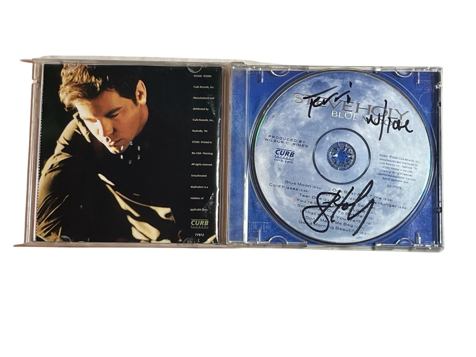 Steve Holy CD Album Blue Moon Country Signed By Steve Holy, image 4