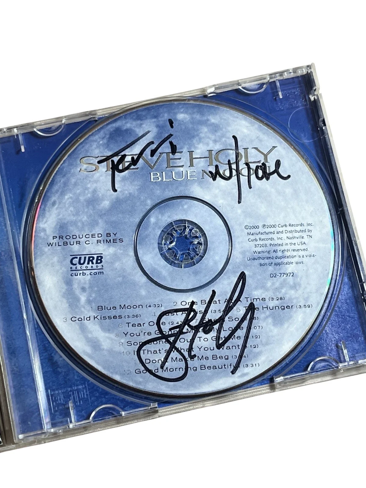 Steve Holy CD Album Blue Moon Country Signed By Steve Holy, image 5