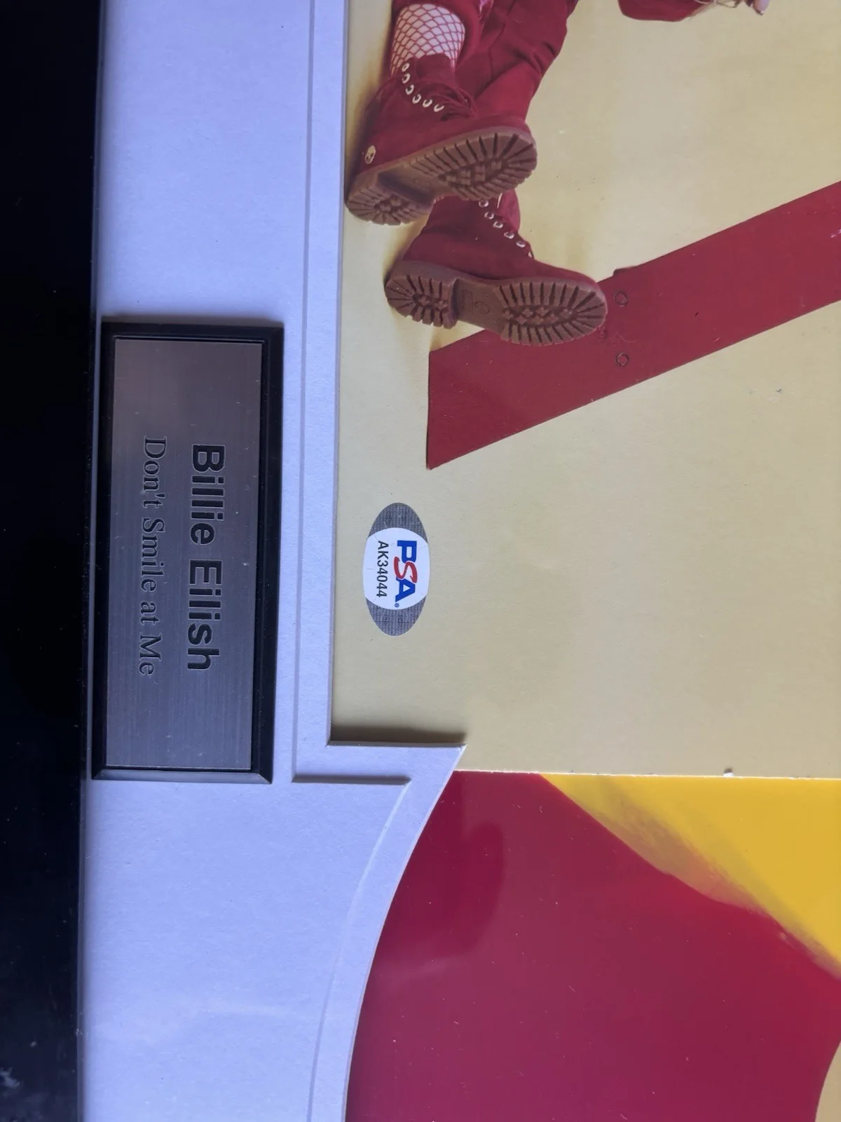 Billie Eilish Autographed 'Don't Smile at Me' Vinyl Record PSA/DNA Authenticated, image 2