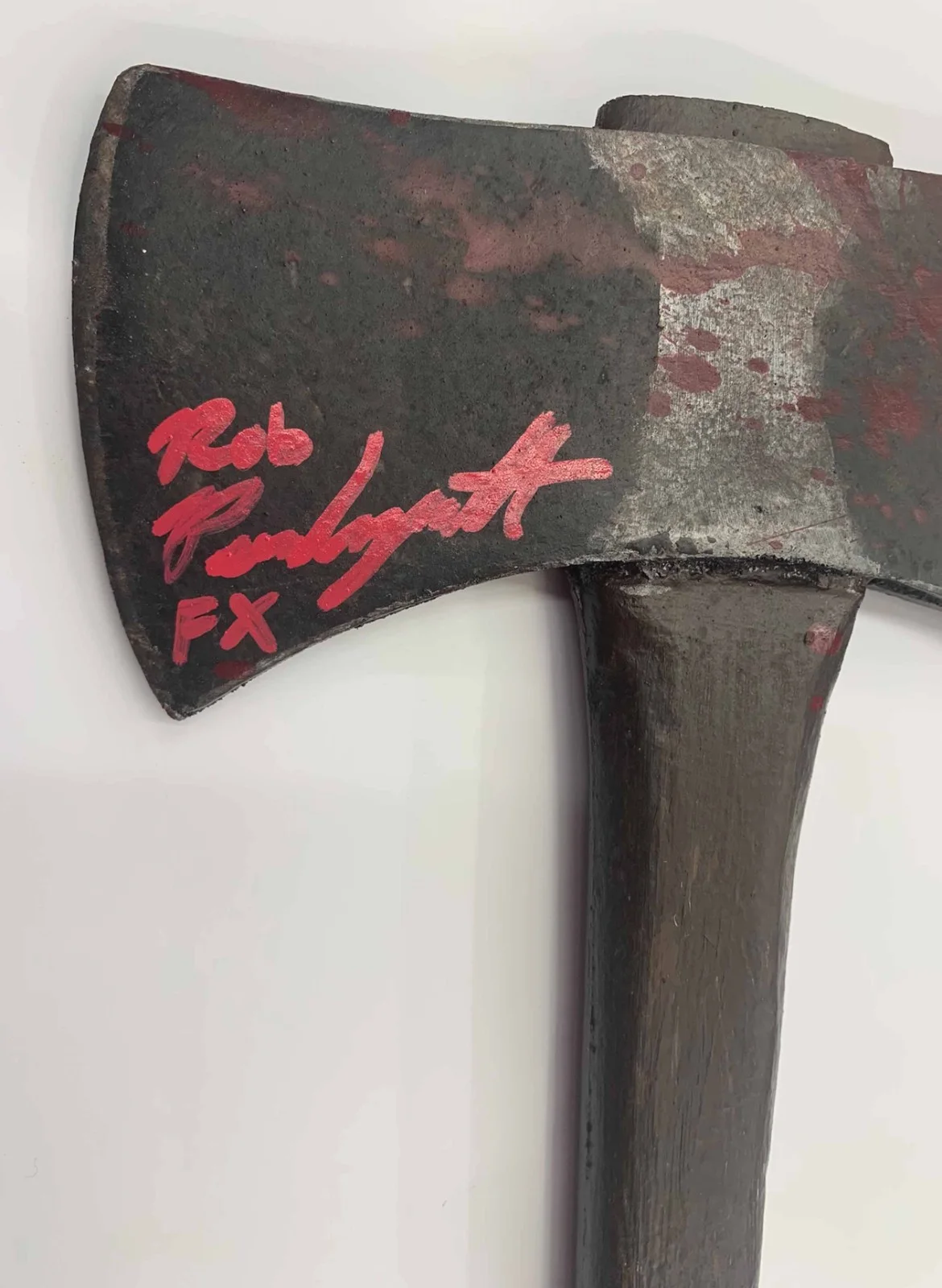 Robert Pendergraft — Robert Pendergraft Signed Prop Stunt Hatchet Victor Crowley Special Effects, image 2