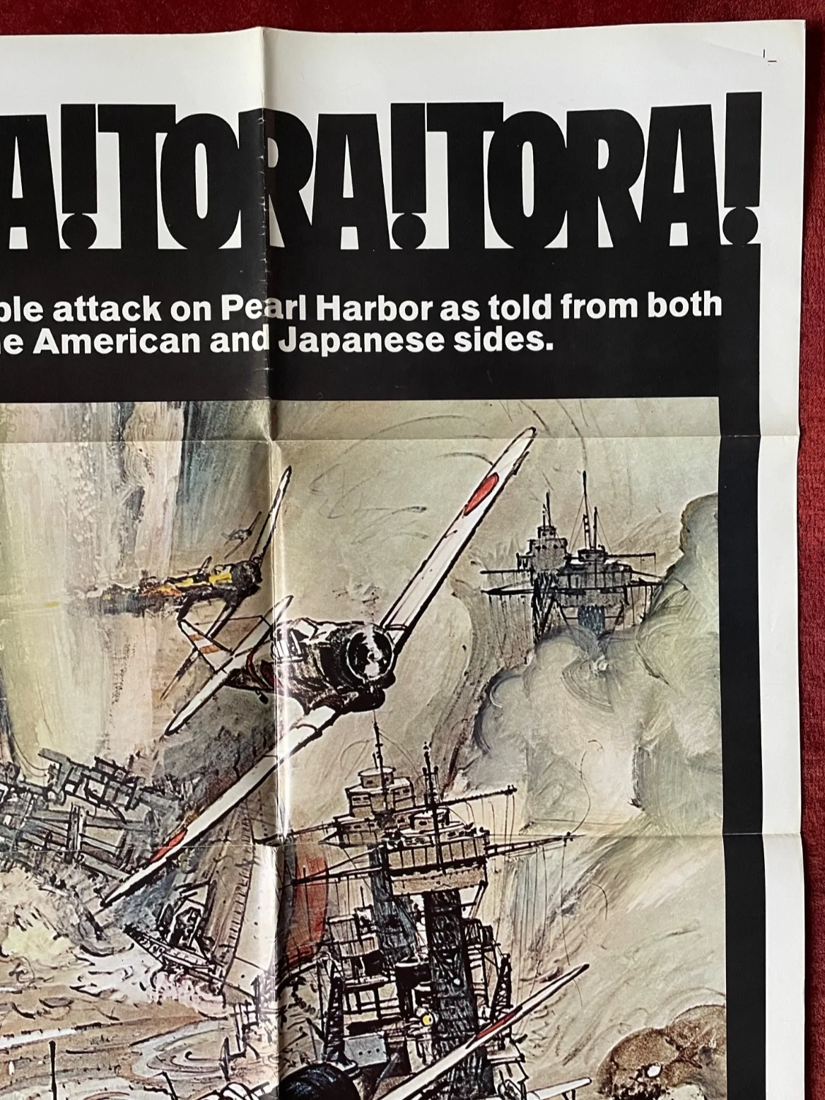 TORA! TORA! TORA! (1970) Original US One Sheet War Movie Film Poster, изображение 3