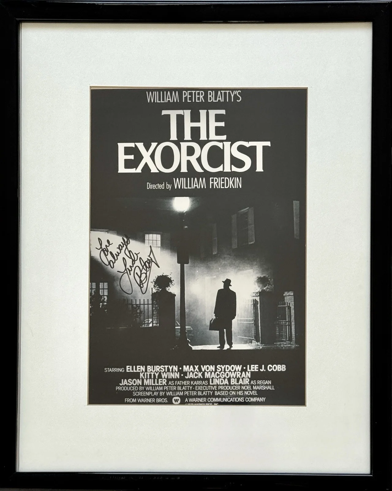 Linda Blair — Linda Blair Signed The Exorcist 10x14” Movie Poster Autographed frame-optional
