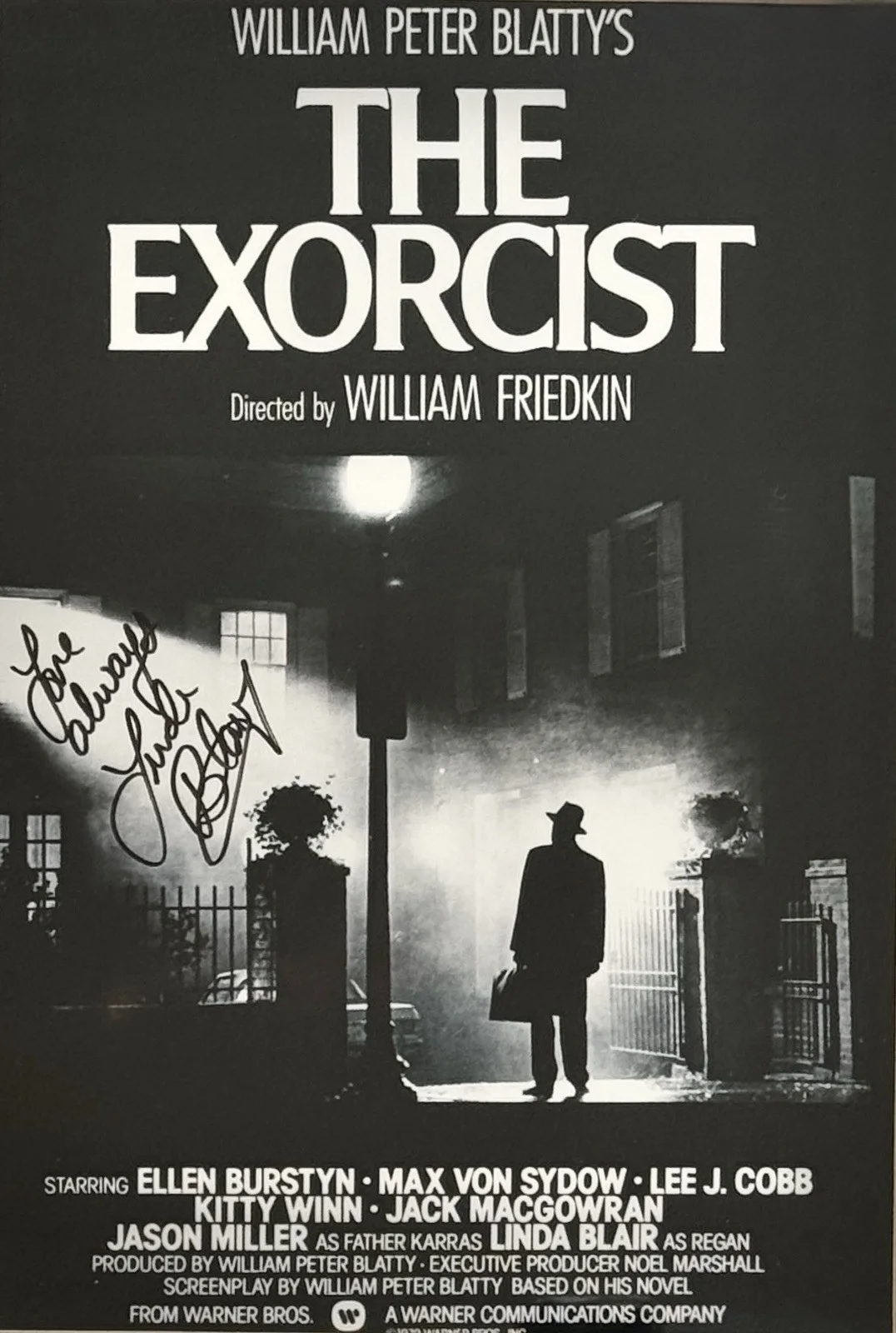 Linda Blair — Linda Blair Signed The Exorcist 10x14” Movie Poster Autographed frame-optional, image 3