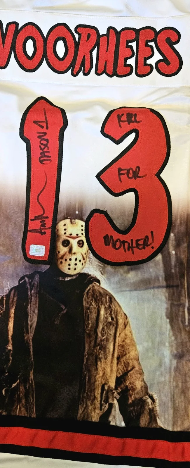 Ari Lehman — Ari Lehman Autographed XL Jersey-Friday the 13th w/inscription & COA - Ari Holo, изображение 2